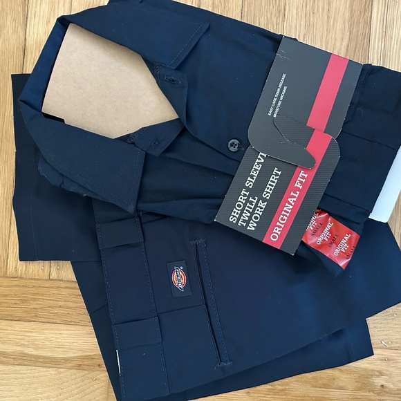 Dickies Navy Original 874 Pants & Work Shirt - Picture 1 of 3